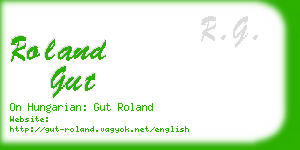 roland gut business card